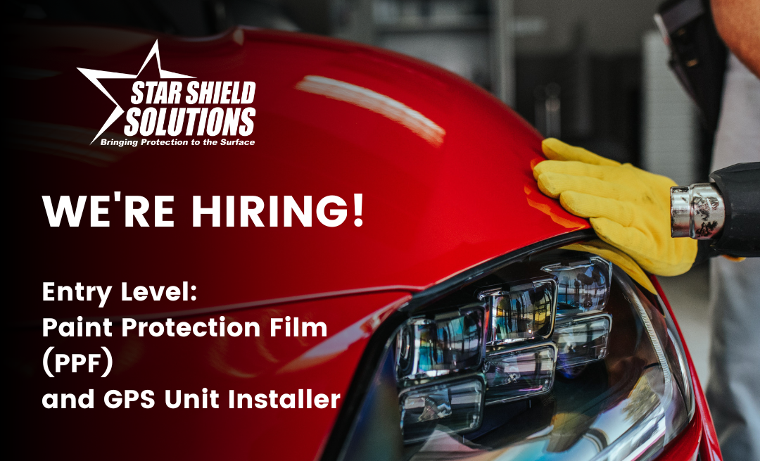 WE ARE HIRING: Entry Level Paint Protection Film (PPF) and GPS Unit Installers Copy